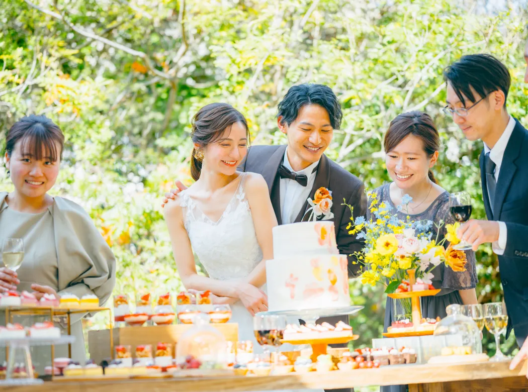 【25年9月～12月結婚式限定☆60名207万円】人気シーズンも40万優待◆ガーデンが最も美しい！旬の食材でおもてなしW