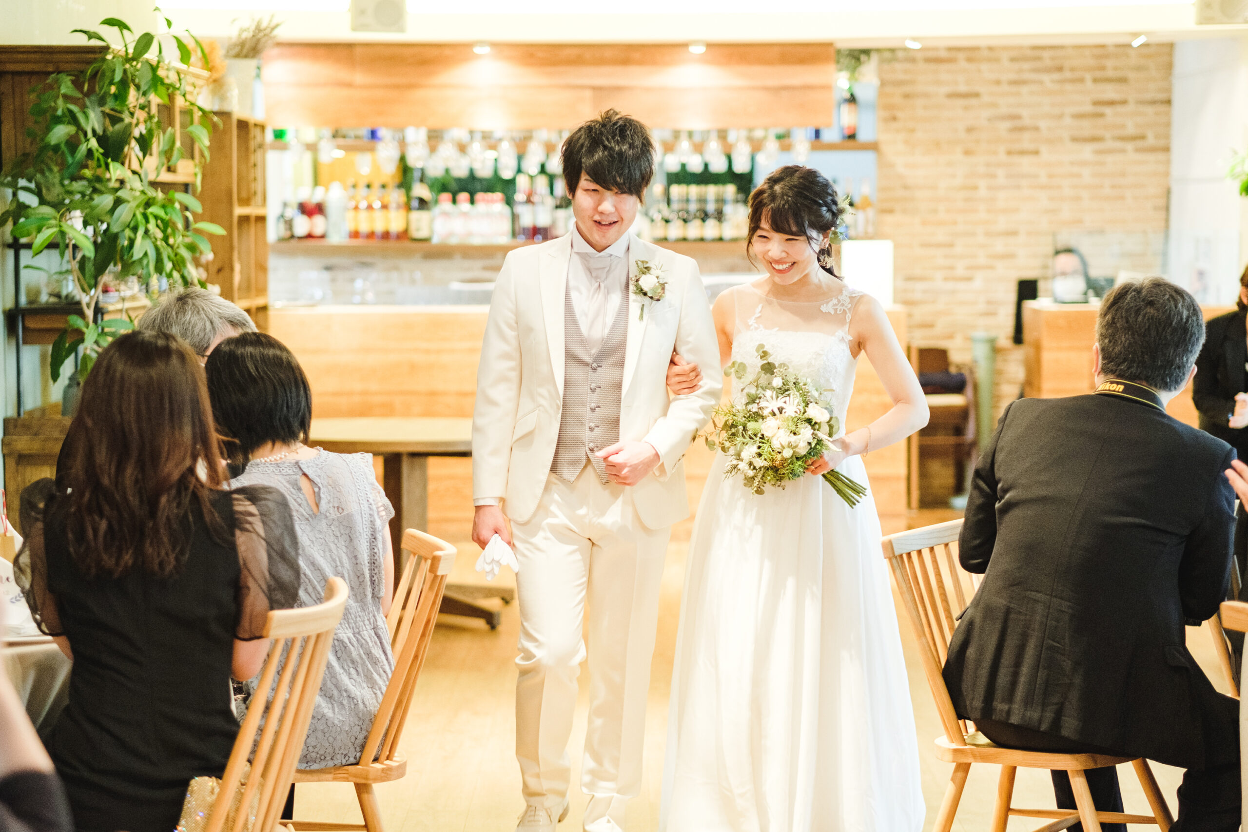 当日を迎えるまで不安なこともあったかと思います。結婚式を終えられた率直なご感想をお聞かせください。