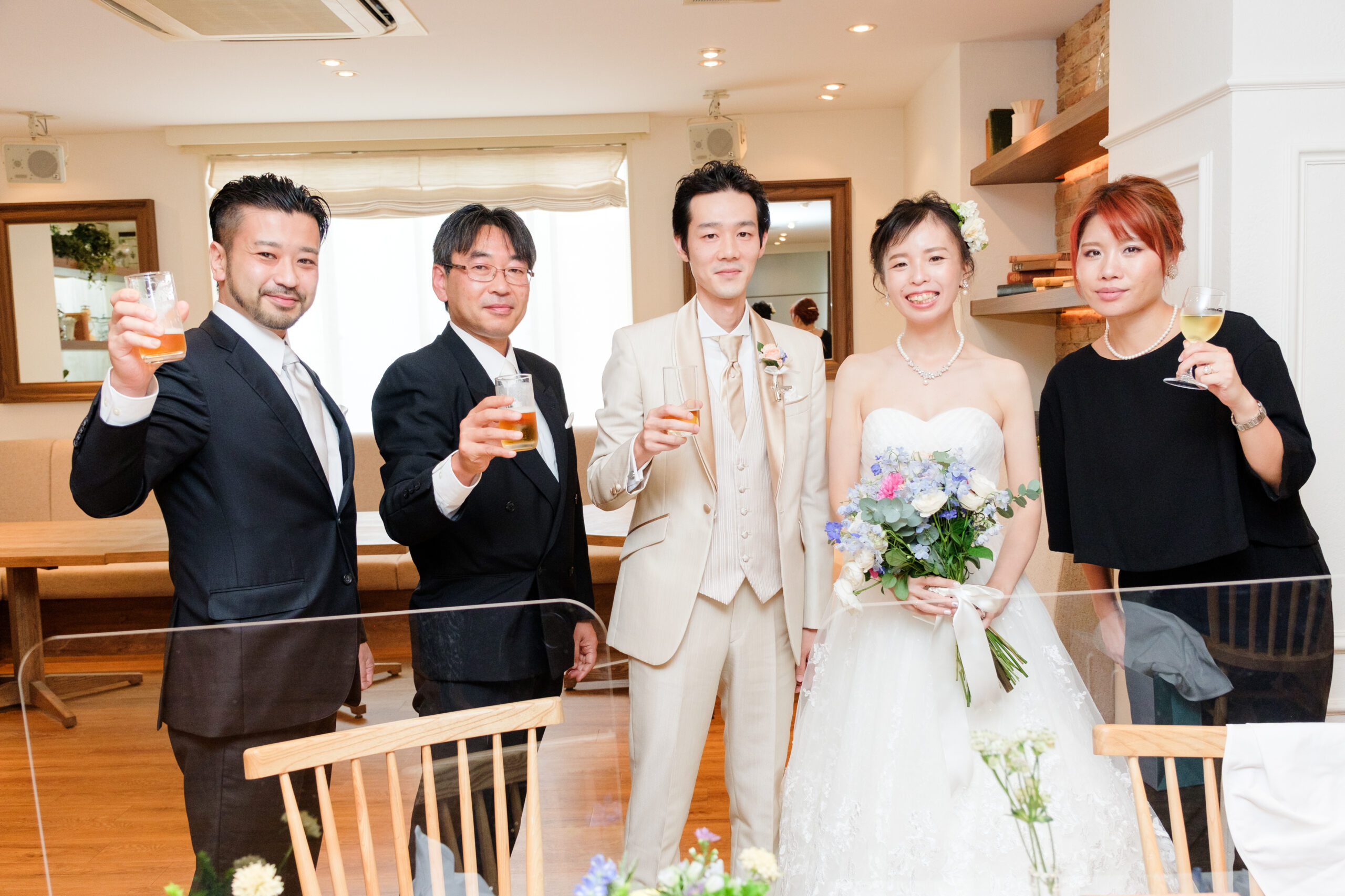新型コロナウイルスの影響で当日を迎えるまで不安なことも多かったと思います。結婚式を終えられた率直なご感想をお聞かせください。
